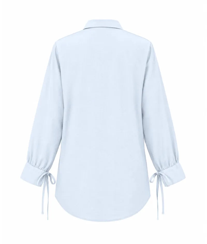 Label Light Blue Linen Shirt