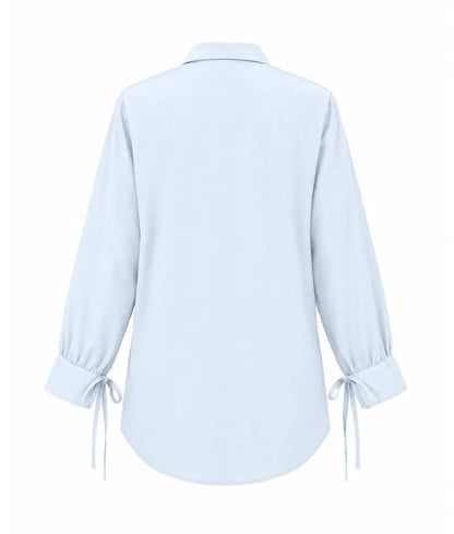 Label Light Blue Linen Shirt