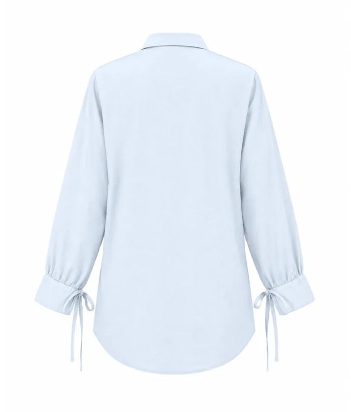 Label Light Blue Linen Shirt