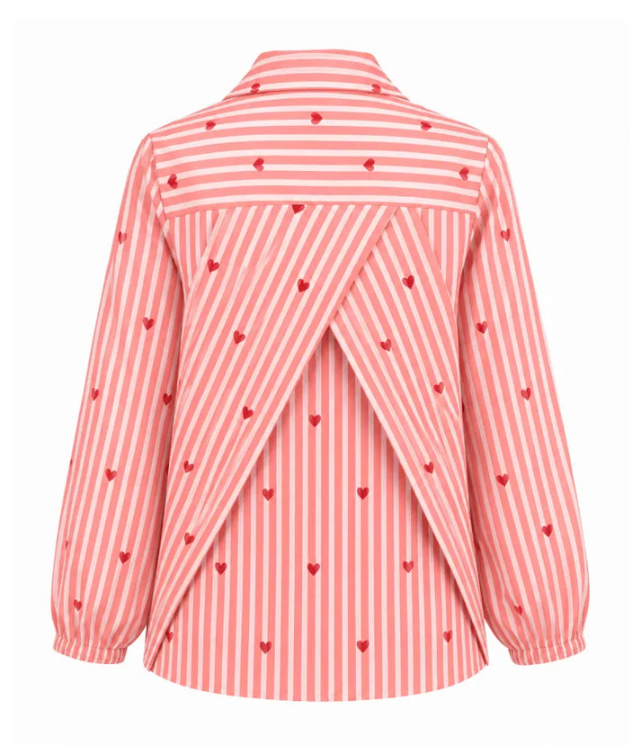 Label Peach Printed Shirt
