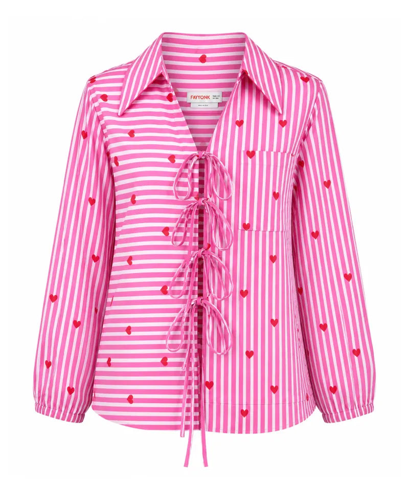 Label Pink Printed Shirt