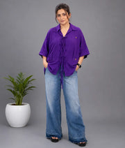 Label Purple Linen Shirt