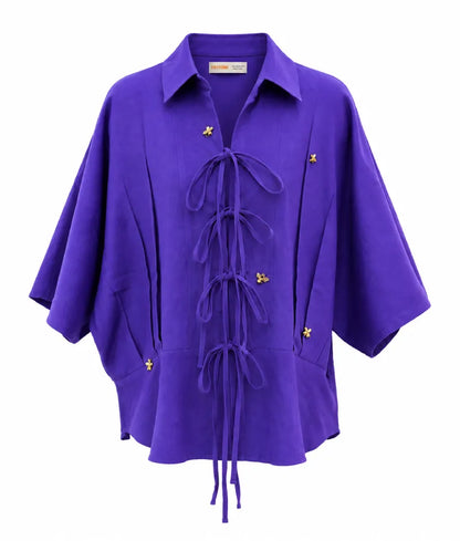 Label Purple Linen Shirt