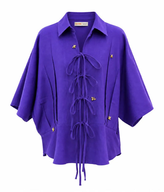 Label Purple Linen Shirt
