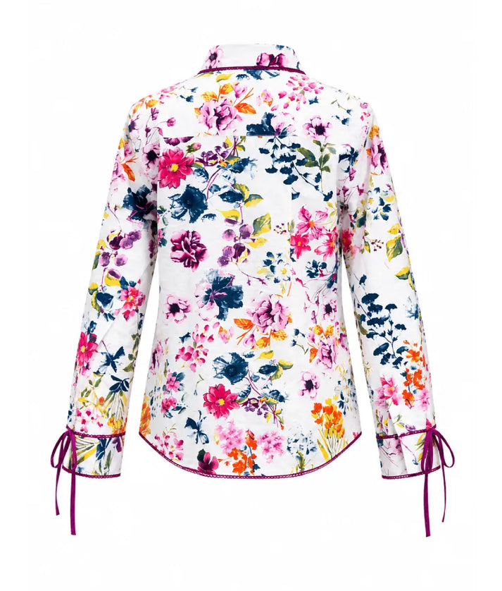 Label White Printed Shirt
