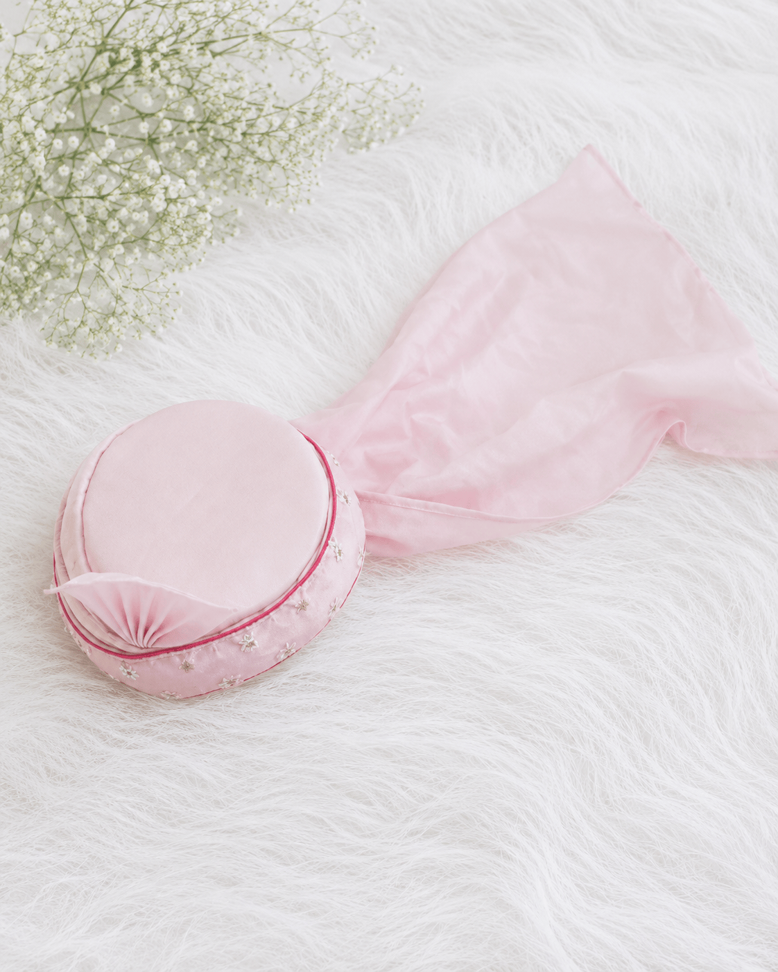 Luxe Baby Pink Safa for Boys