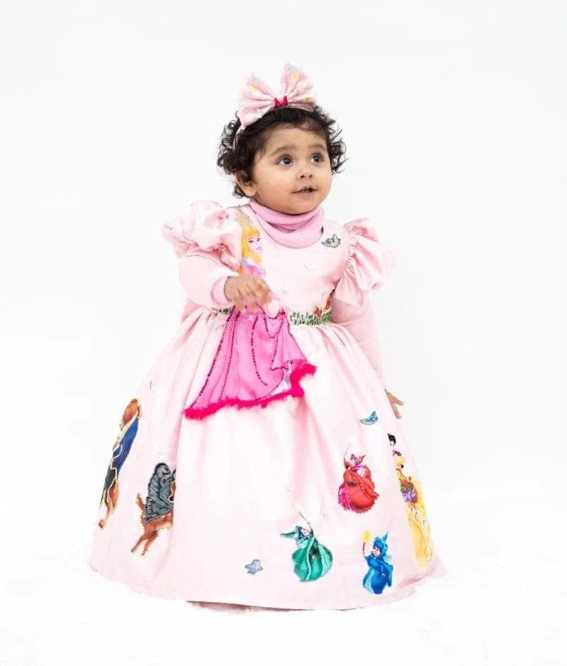 Luxe Baby Pink Satin Gown