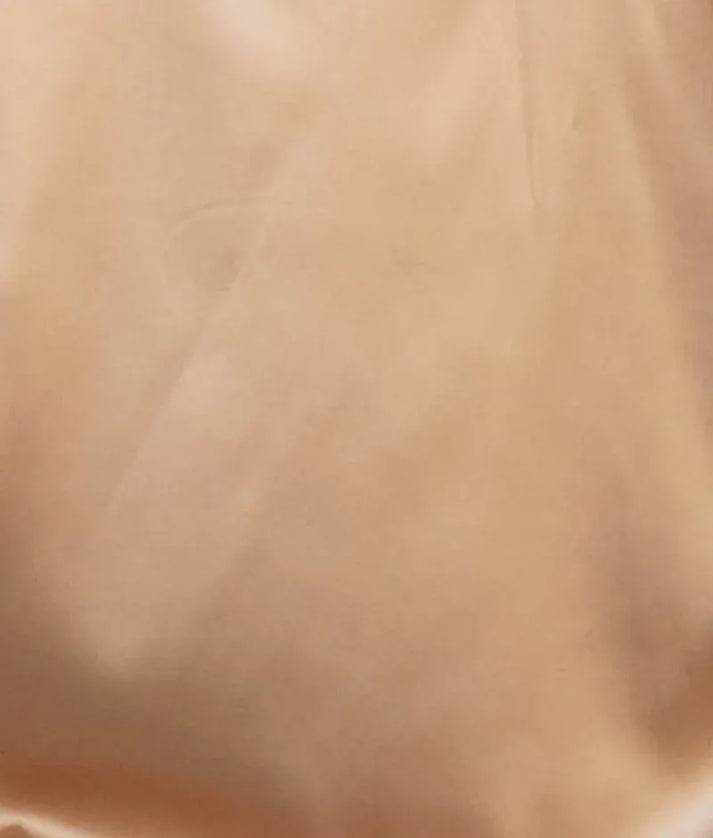 Luxe Beige Shirt with Skirt