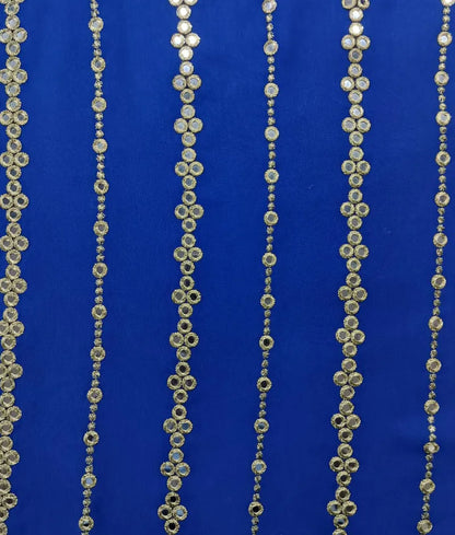 Luxe Blue Embroidered Lehenga Set