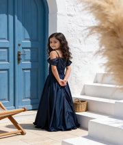 Luxe Blue Sequence embroidery Gown