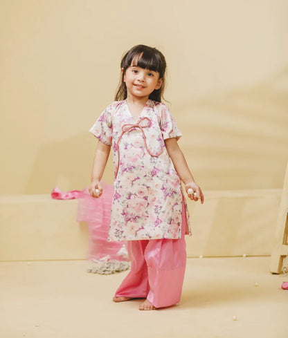 Luxe Floral Printed Kurti with Salwar