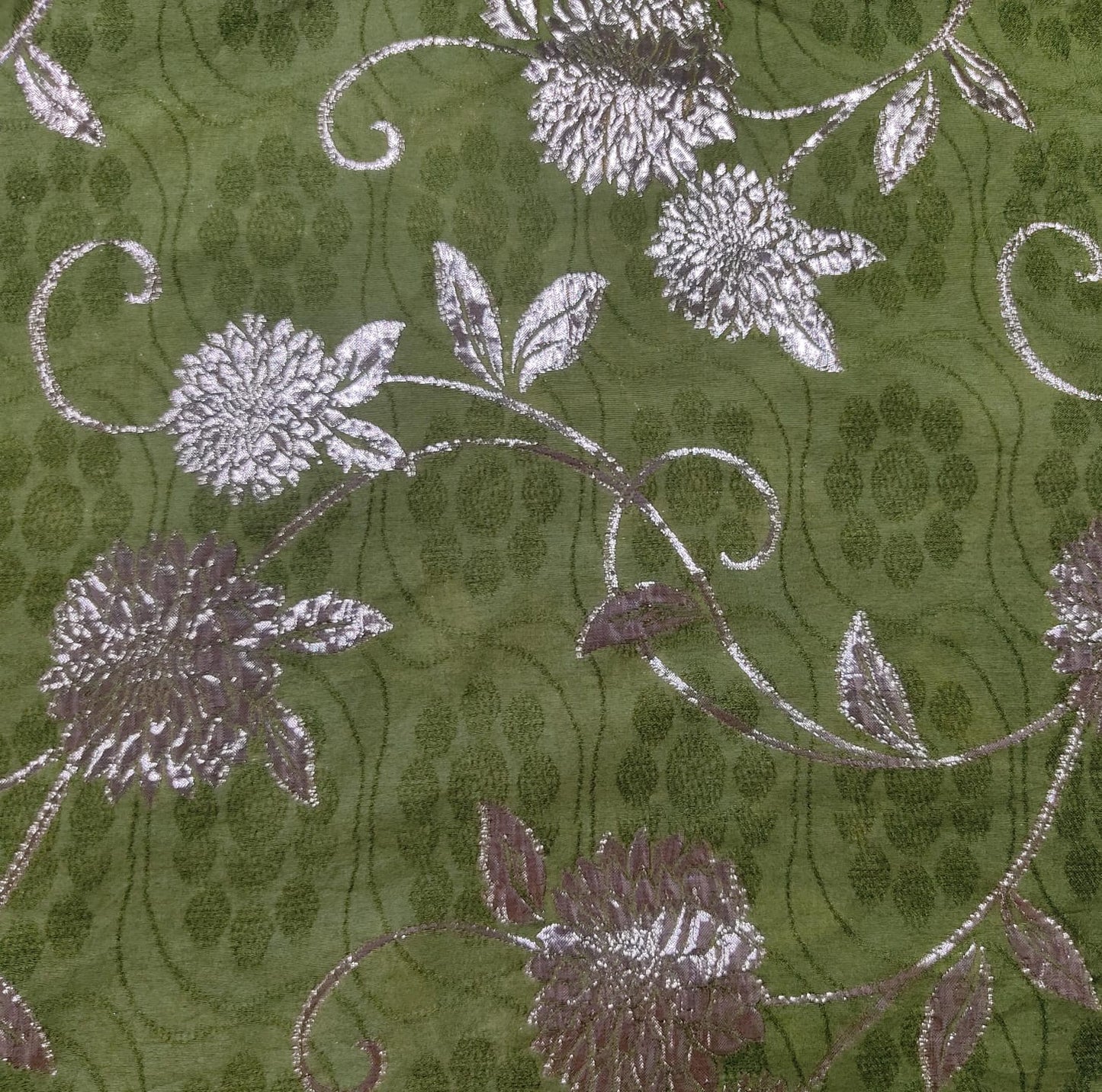 Luxe Green Chanderi Lehenga Set