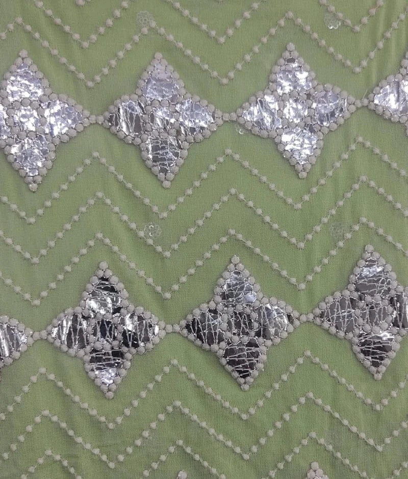 Luxe Green Gota Embroidered Kurti with Sharara