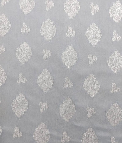 Luxe Grey Kurti with Brocade Salwar