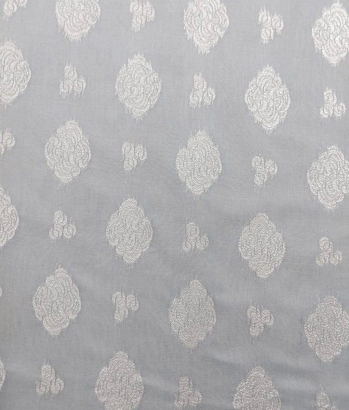 Luxe Grey Kurti with Brocade Salwar