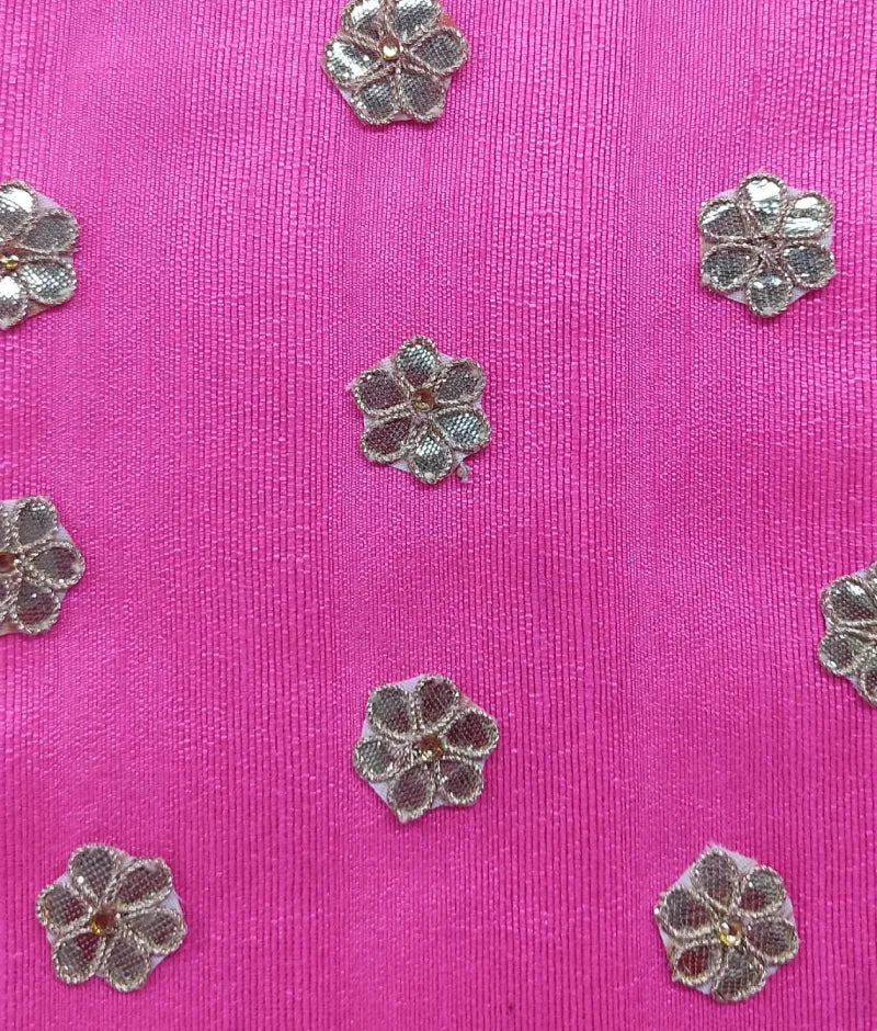 Luxe Hot Pink Embroidery Lehenga Choli Organza Dupatta for Girls