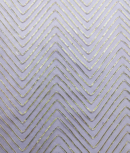 Luxe Lilac Dreams : Gota Embroidered Lehenga Set