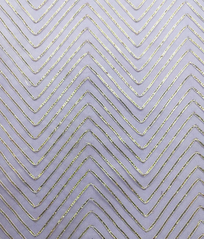 Luxe Lilac Dreams : Gota Embroidered Lehenga Set