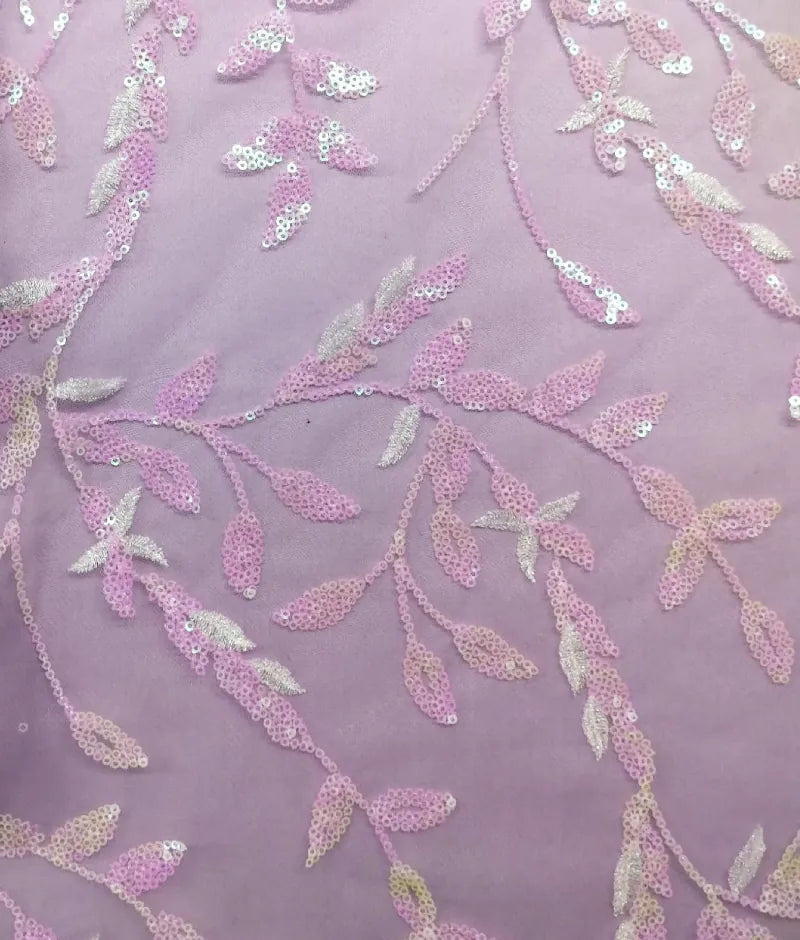 Luxe Lilac Embroidered Lehenga Set