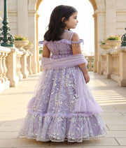 Luxe Lilac lehenga Choli Set