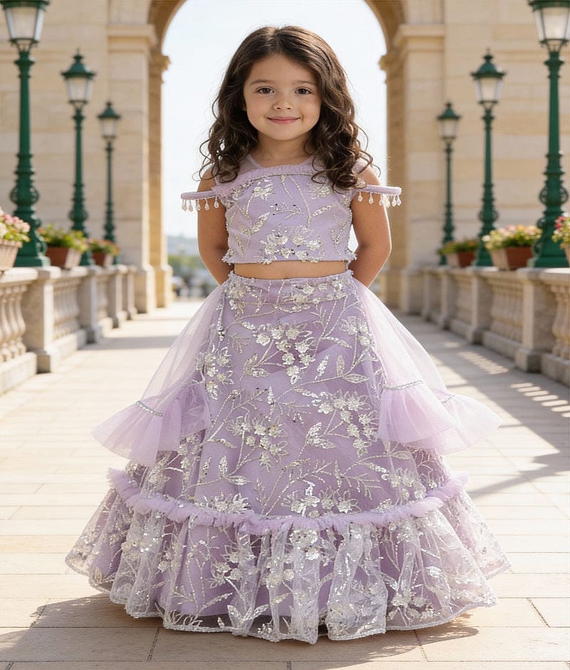 Luxe Lilac lehenga Choli Set