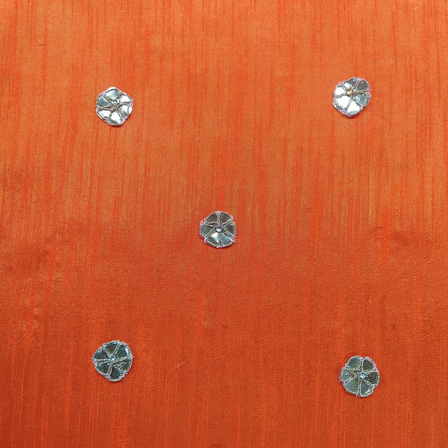 Luxe Orange Embroidered Choli with Lehenga Set