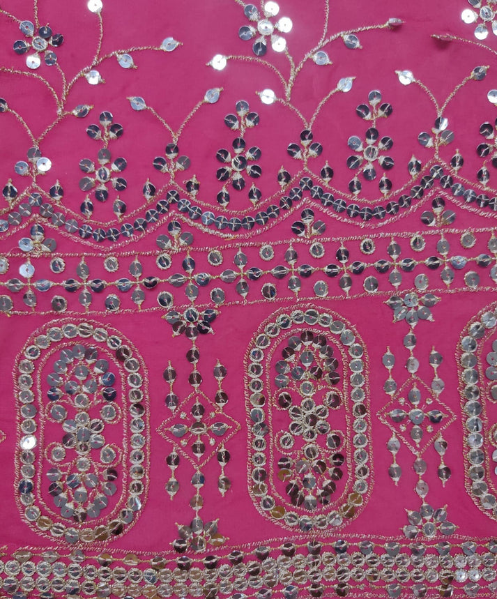 Luxe Orange Embroidered Choli with Lehenga Set