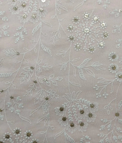 Luxe Peach Embroidered Kurti Sharara