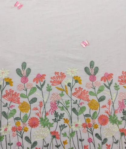 Luxe Peach Embroidered Kurti Sharara Set