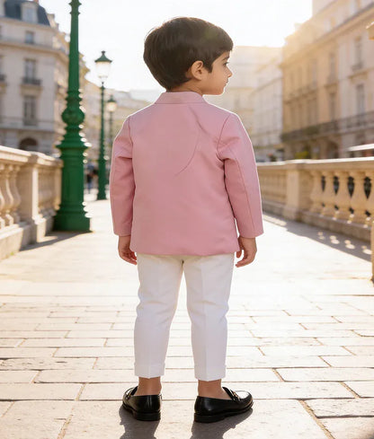 Luxe Pink Bandgala with Pant