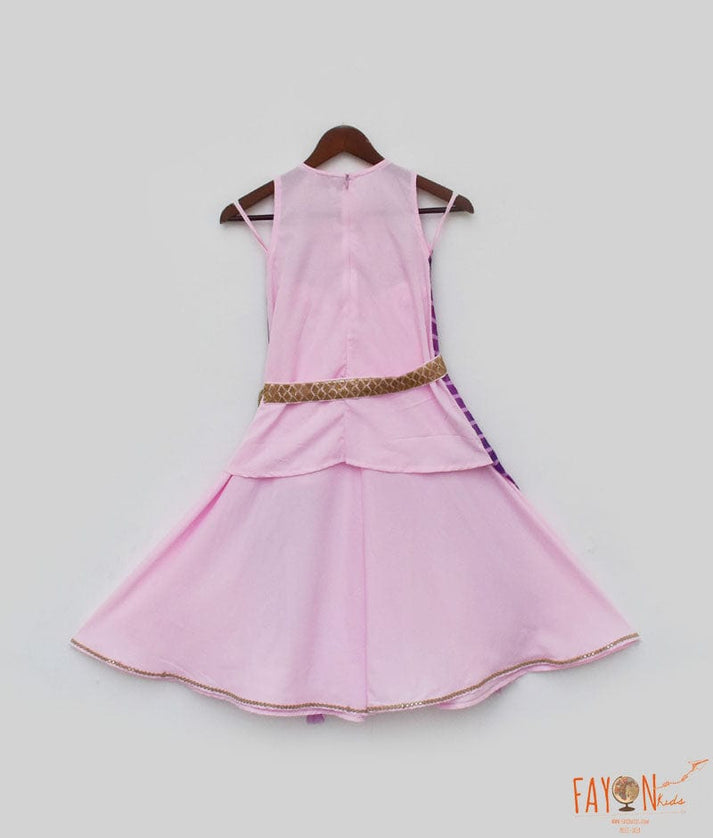 Luxe Pink Kurti Jacket and Sharara