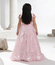 Luxe Pink Lehenga Choli Set