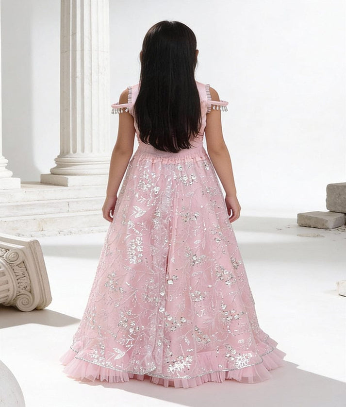 Luxe Pink Lehenga Choli Set