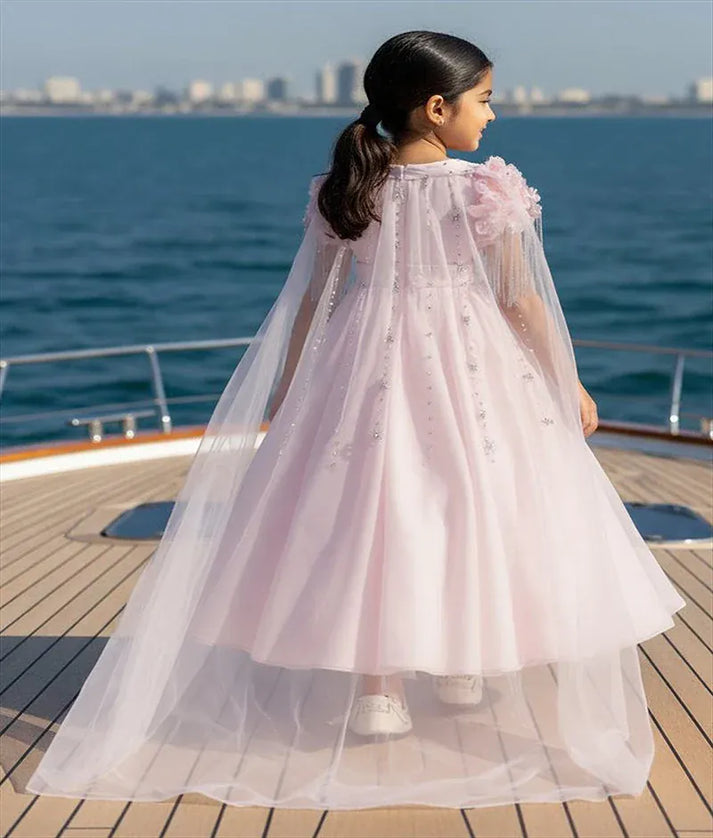 Luxe Pink Satin Gown