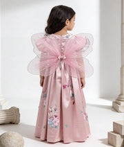 Luxe Pink Satin Gown