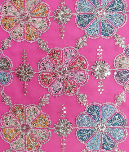 Luxe Yellow Embroidery Choli Lehenga