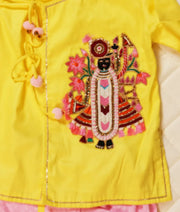 Luxe Yellow Kurta with Dhoti