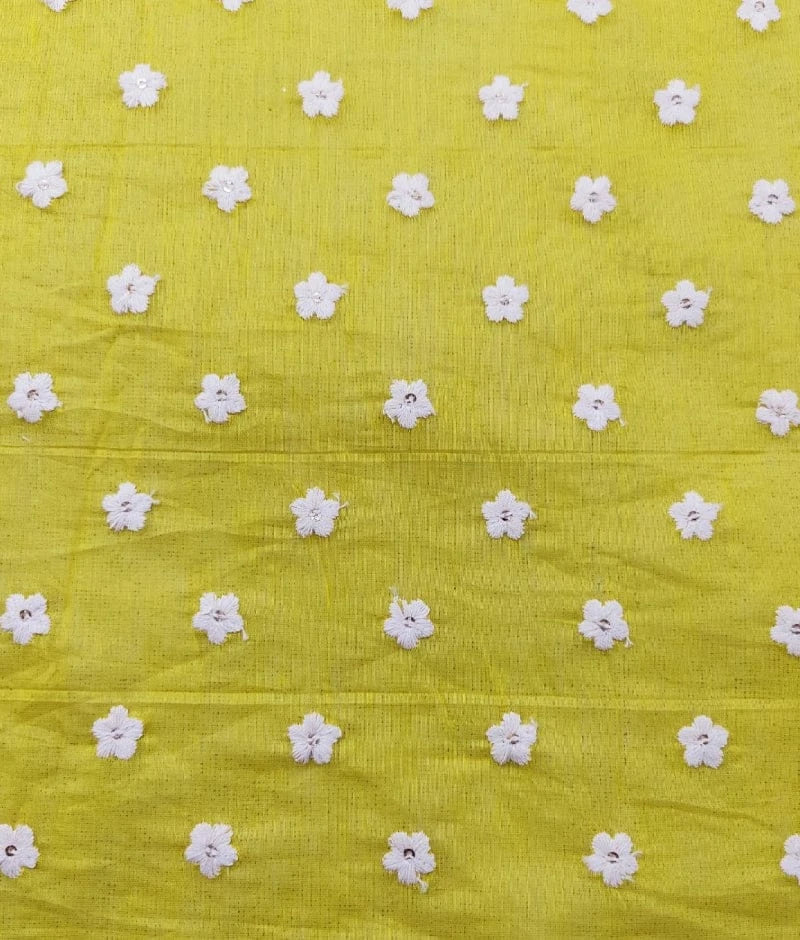 Luxe Yellow Ombre Embroidered Lehenga Choli Set