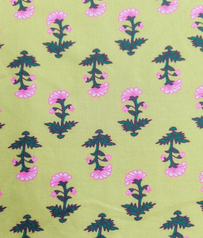 Luxe Yellow Printed Choli with Lehenga Saree