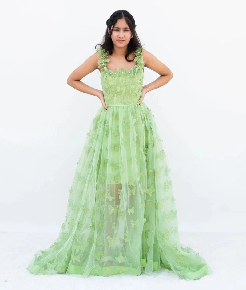 Manufactured by FAYON KIDS (Noida, U.P) 3D Butterfly Dress for Girls