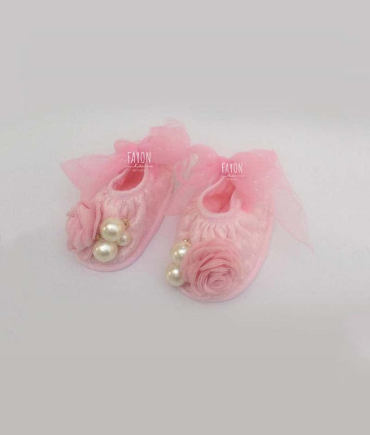 Manufactured by FAYON KIDS (Noida, U.P) Baby Pink Bootie