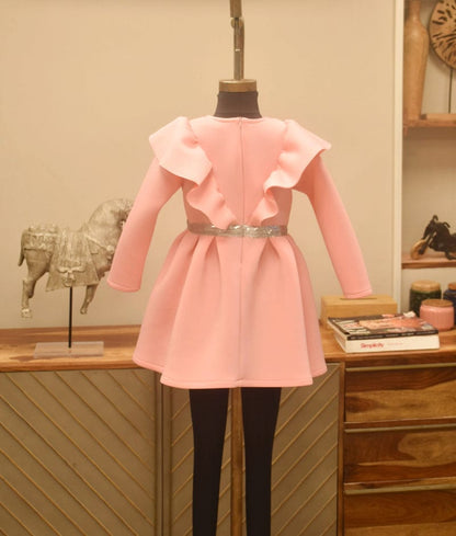 Manufactured by FAYON KIDS (Noida, U.P) Baby Pink Lycra Dress