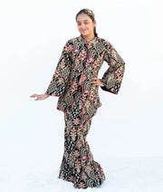 Manufactured by FAYON KIDS (Noida, U.P) Black Embroidered Jacket & Pant Set