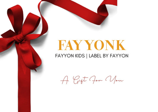 Manufactured by FAYON KIDS (Noida, U.P) Fayon Kids Gift Card