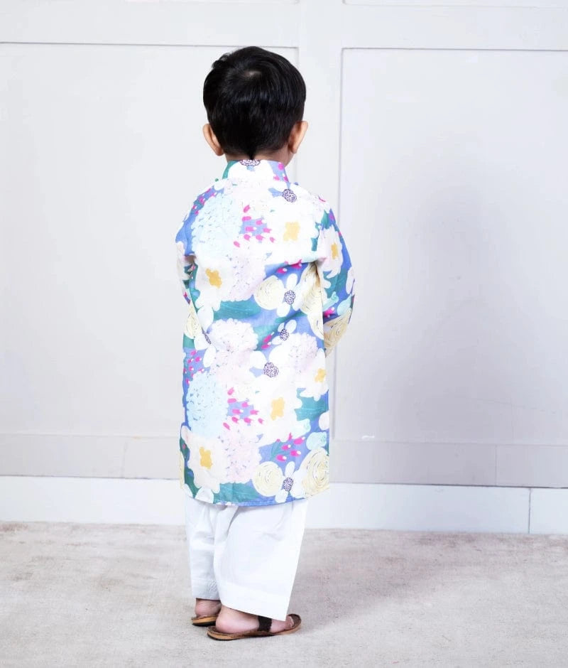 Manufactured by FAYON KIDS (Noida, U.P) Floral Printed Kurta with Salwar