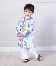 Floral Printed Kurta with Salwar