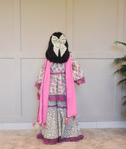 Floral Printed Kurti Sharara Set