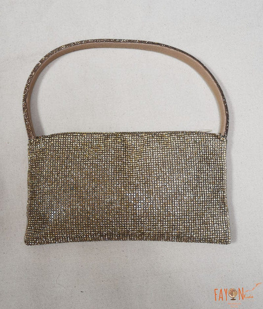 Manufactured by FAYON KIDS (Noida, U.P) Golden Stone Purse for Girls