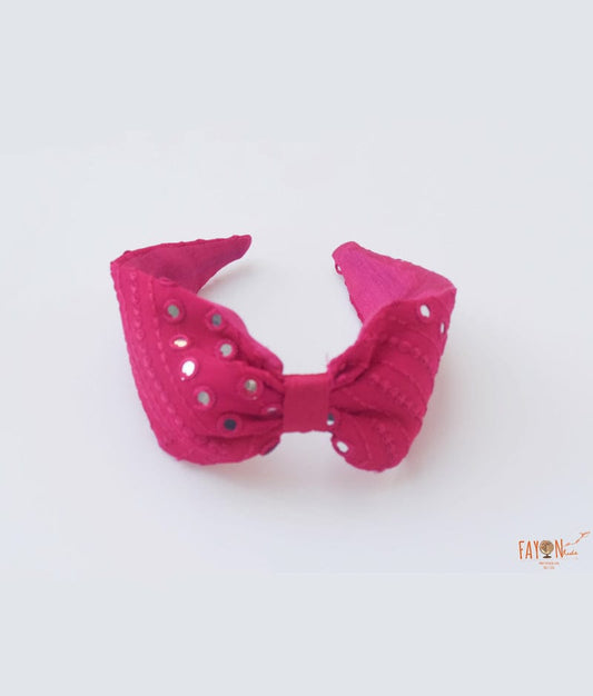 Manufactured by FAYON KIDS (Noida, U.P) Hot Pink Mirror Hairband
