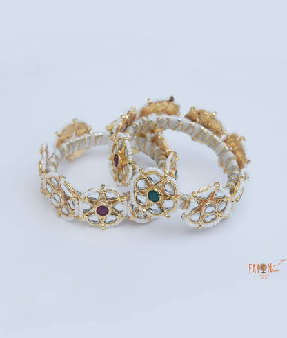 Manufactured by FAYON KIDS (Noida, U.P) Kundan Bangles for Girls